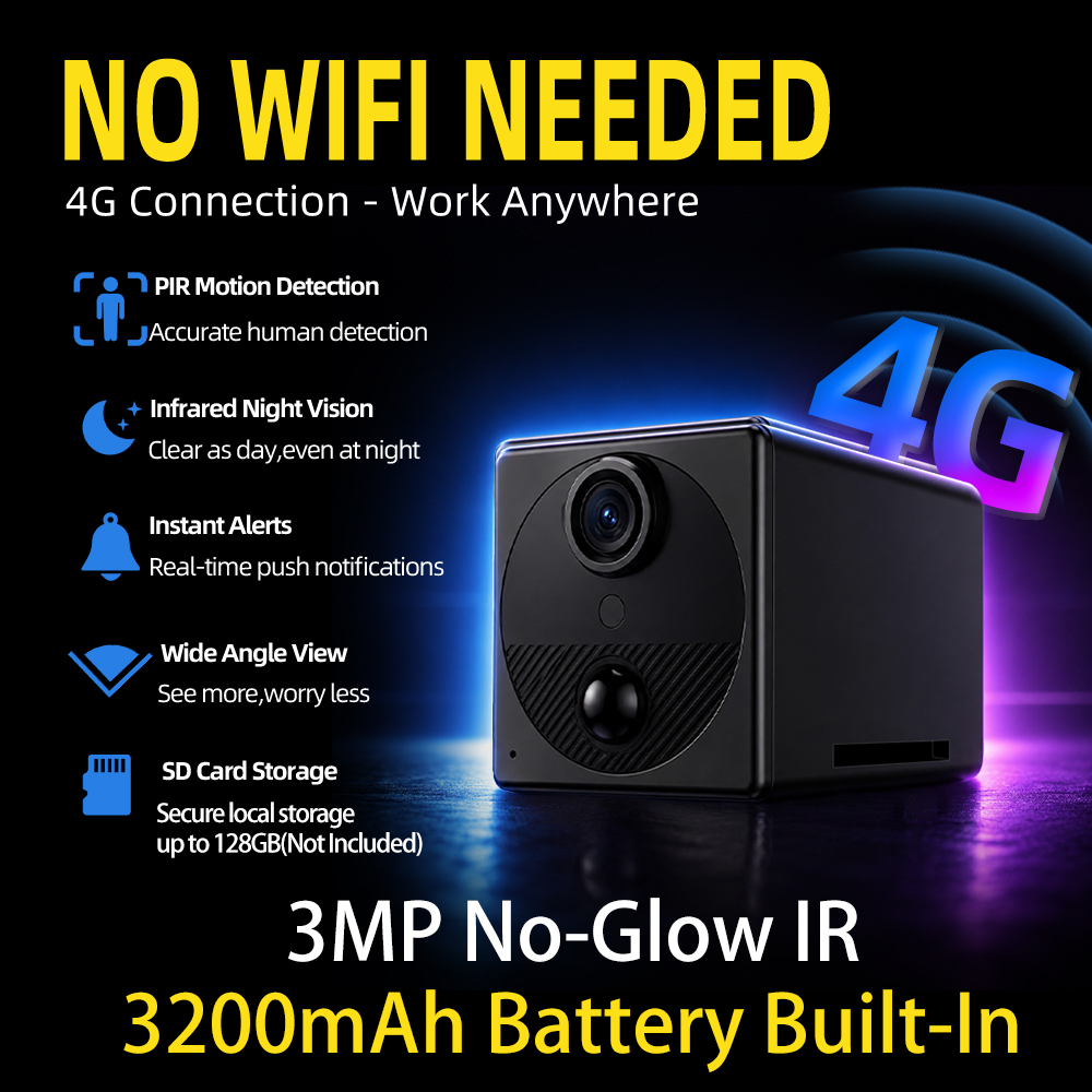 Smart Home Battery Camera Ezviz - كاميرا أمان داخلية محمولة مع بطاقة
