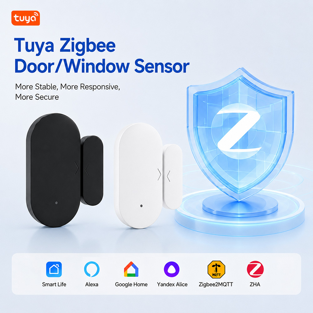 Smart Home Yandex - مستشعر توايا زيجبي 3.0 الصغير للأبواب