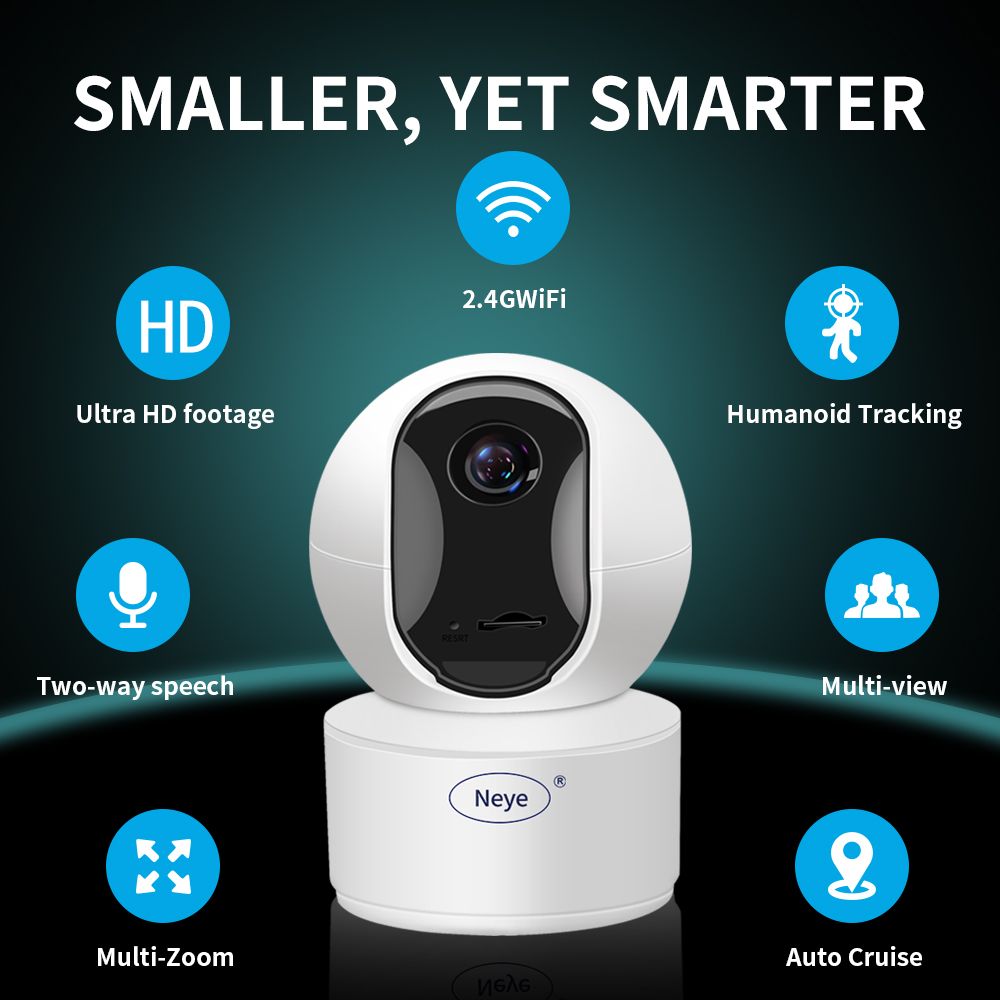 Smart Home Battery Camera Ezviz - كاميرا IP ذات إمالة داخلية ،