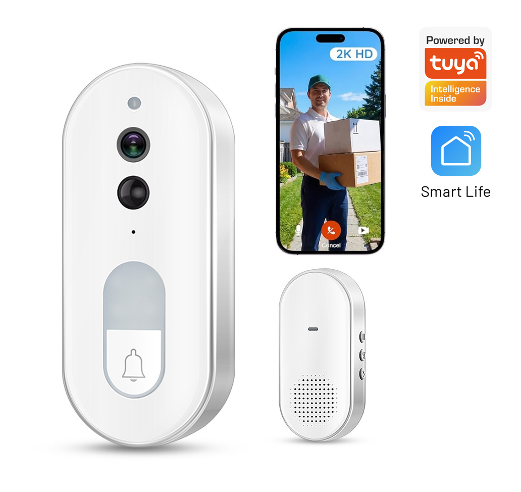 Smart Home Cctv - جرس باب ذكي لاسلكي من تويا