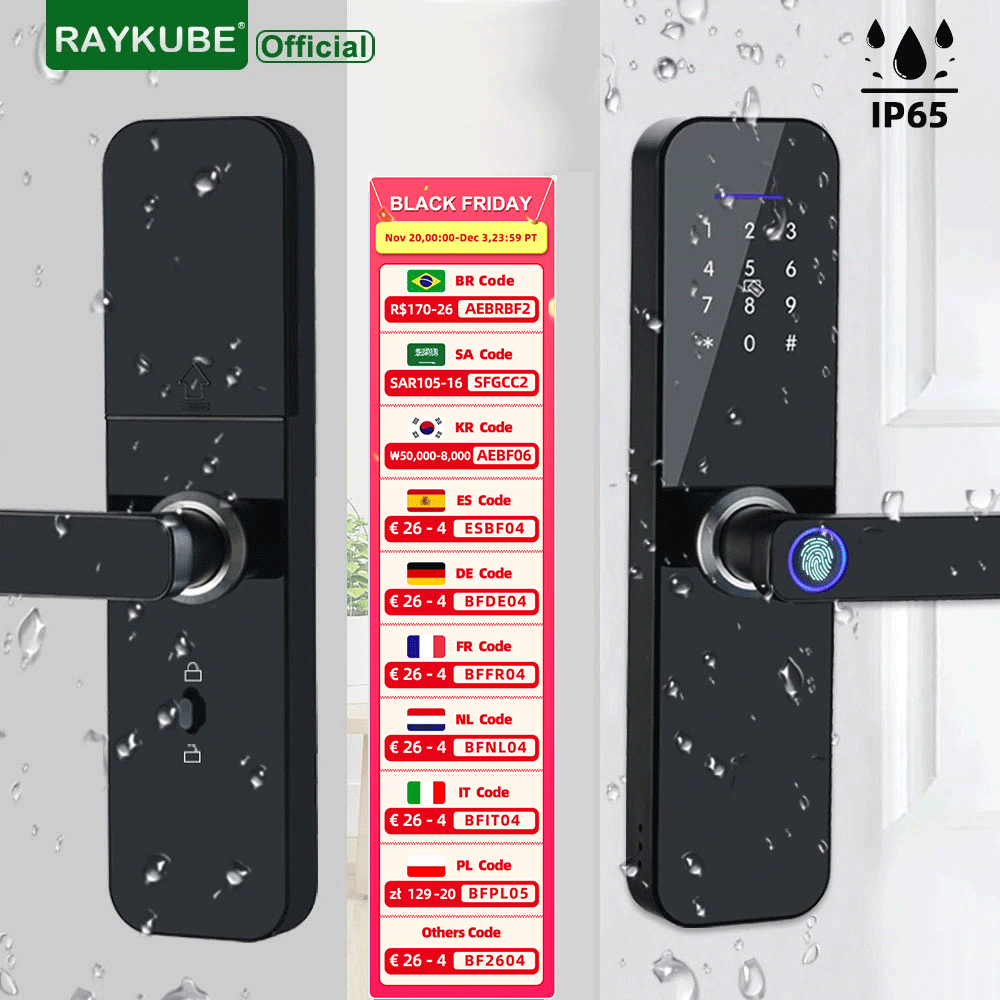 Smart Home Ezviz - RAYKUBE F005 IP65 مقاوم للماء تويا