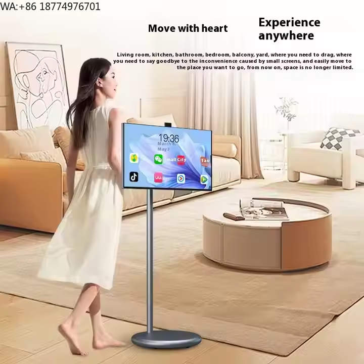 Smart Home Office - شاشة تلفزيون ذكية محمولة مقاس 24
