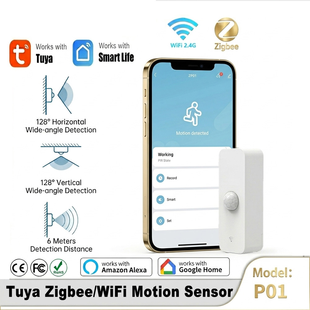 Smart Home Gadgets - مستشعر حركة ذكي بتقنية PIR وWiFi