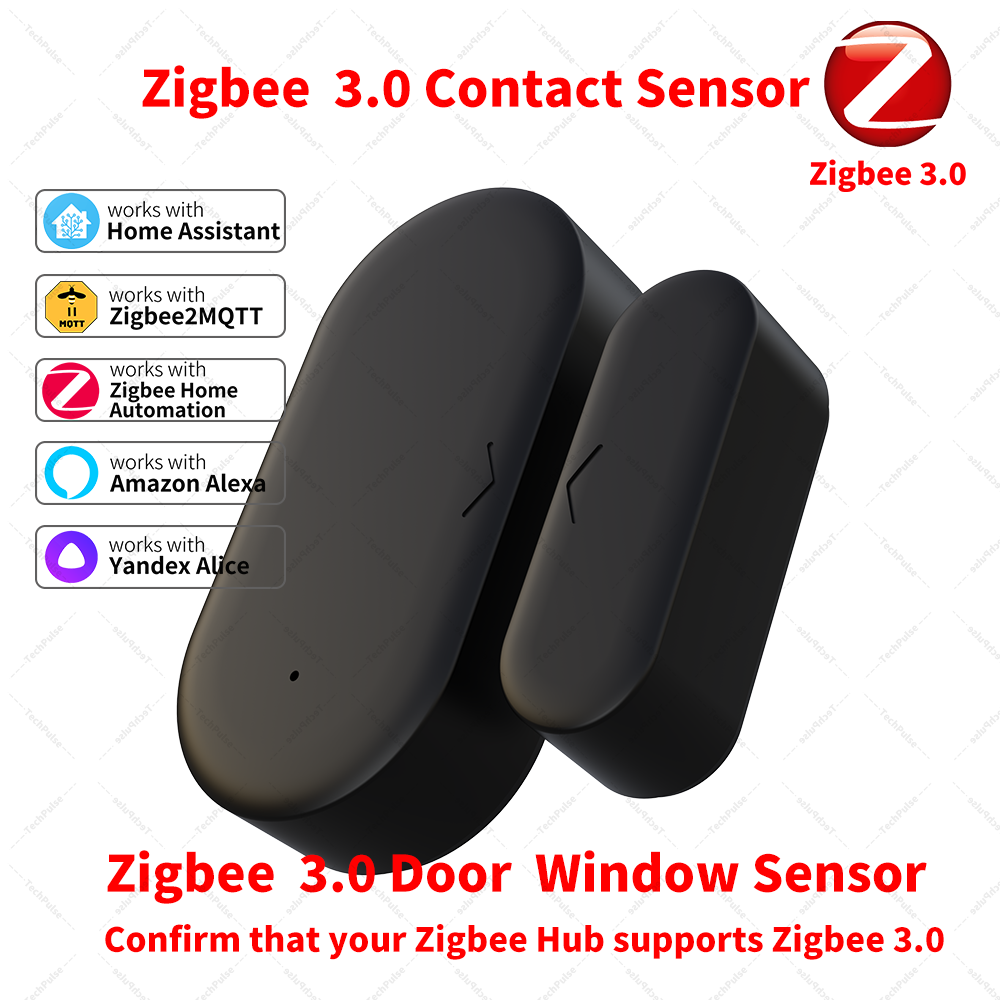 Smart Home Yandex - مستشعر أبواب ونوافذ Zigbee 3.0 يعمل