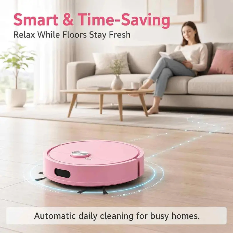 Smart Home Office - روبوت تنظيف 3 في 1، مكنسة