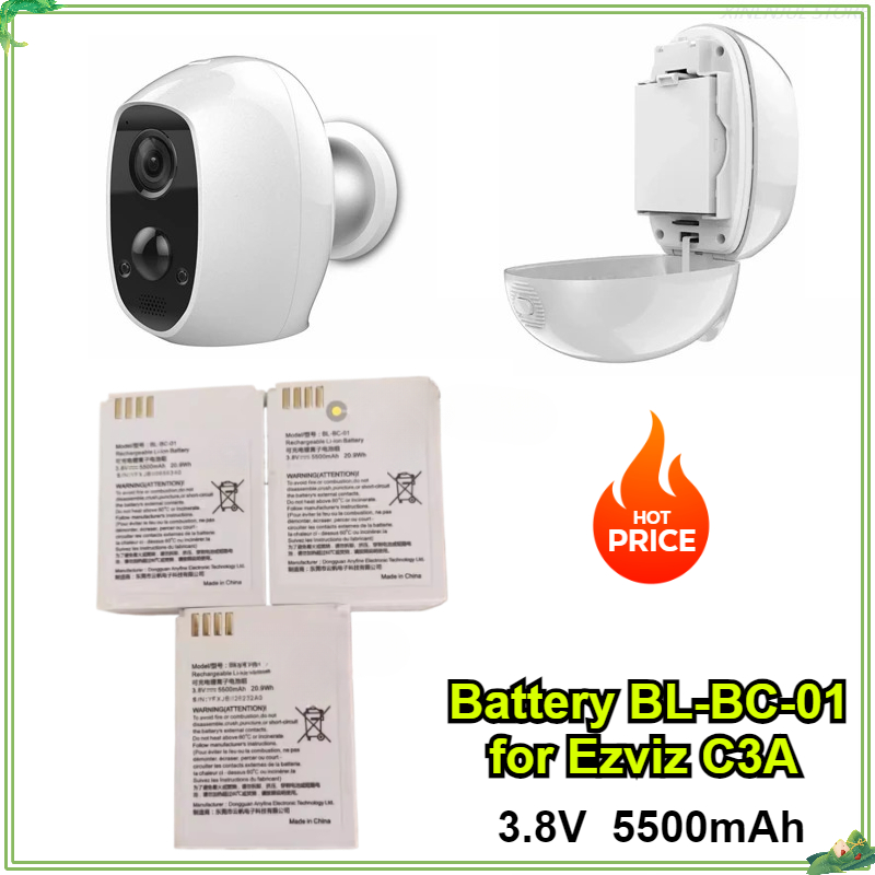 Smart Home Battery Camera Ezviz - بطارية كاميرا مراقبة للمنزل BL-BC-01 لبطارية
