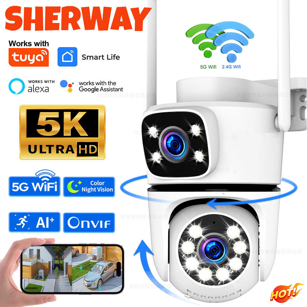 Smart Home Battery Camera Ezviz - كاميرا مراقبة واي فاي تويا 5K