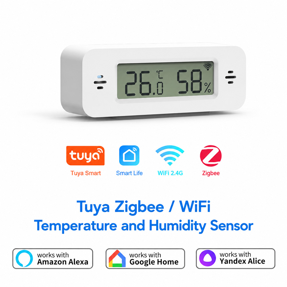 Smart Home Yandex - جهاز استشعار درجة الحرارة والرطوبة الذكي