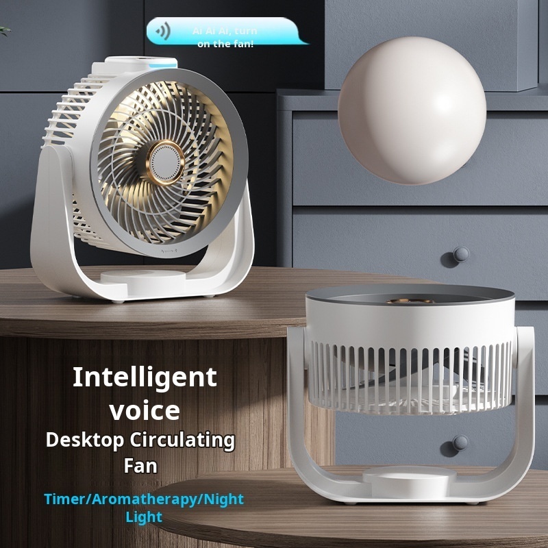 مروحة مكتب ذكية تعمل بالصوت مع - مراجعة Smart Home Office وسعره