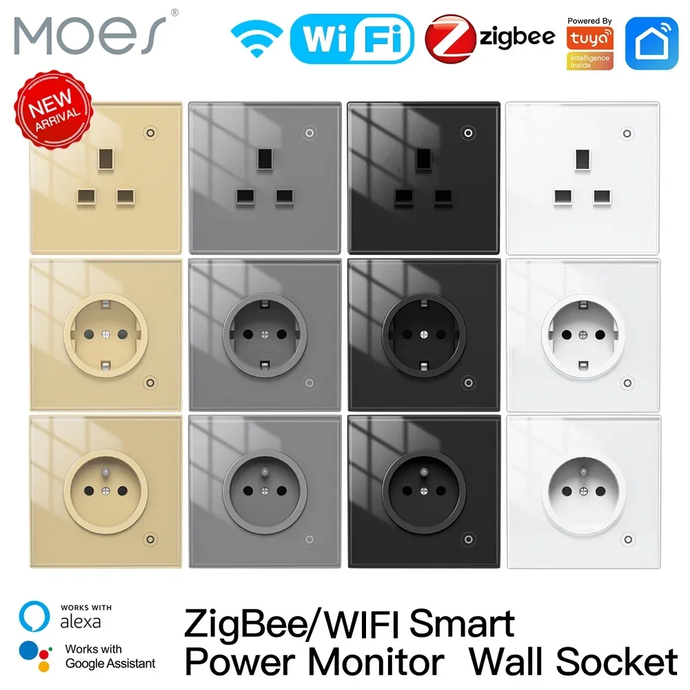 Moes ZigBee مقبس الحائط WIFI ل - مراجعة Smart Home Energy Monitor وسعره