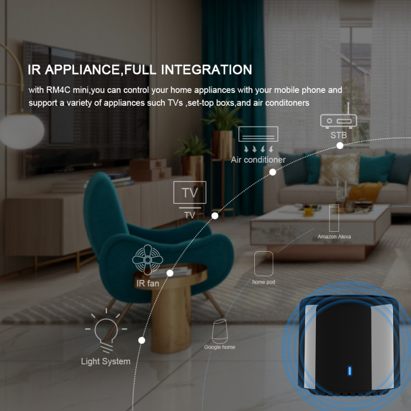 BroadLink BestCon RM4C mini Wi - مراجعة Smart Home Registration وسعره