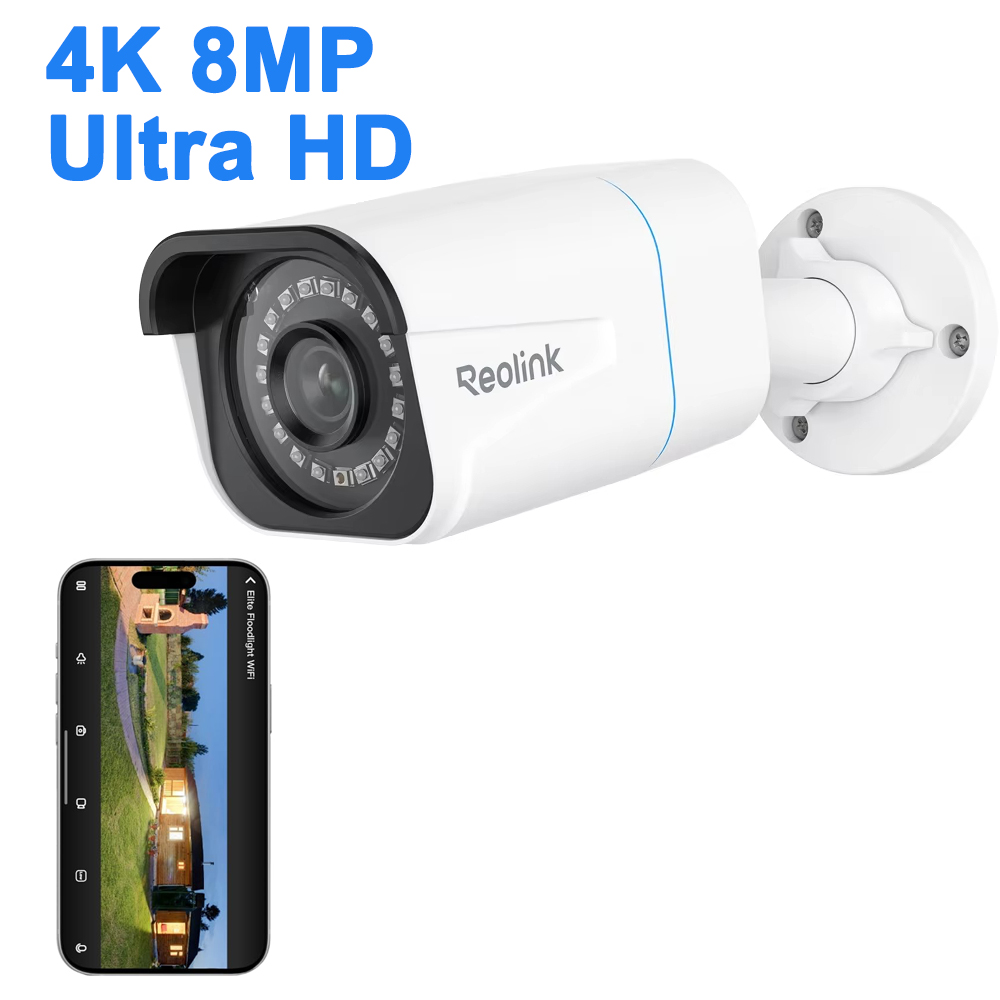 كاميرا أمان REOLINK 4K 8MP PoE - مراجعة Smart Home X10 وسعره