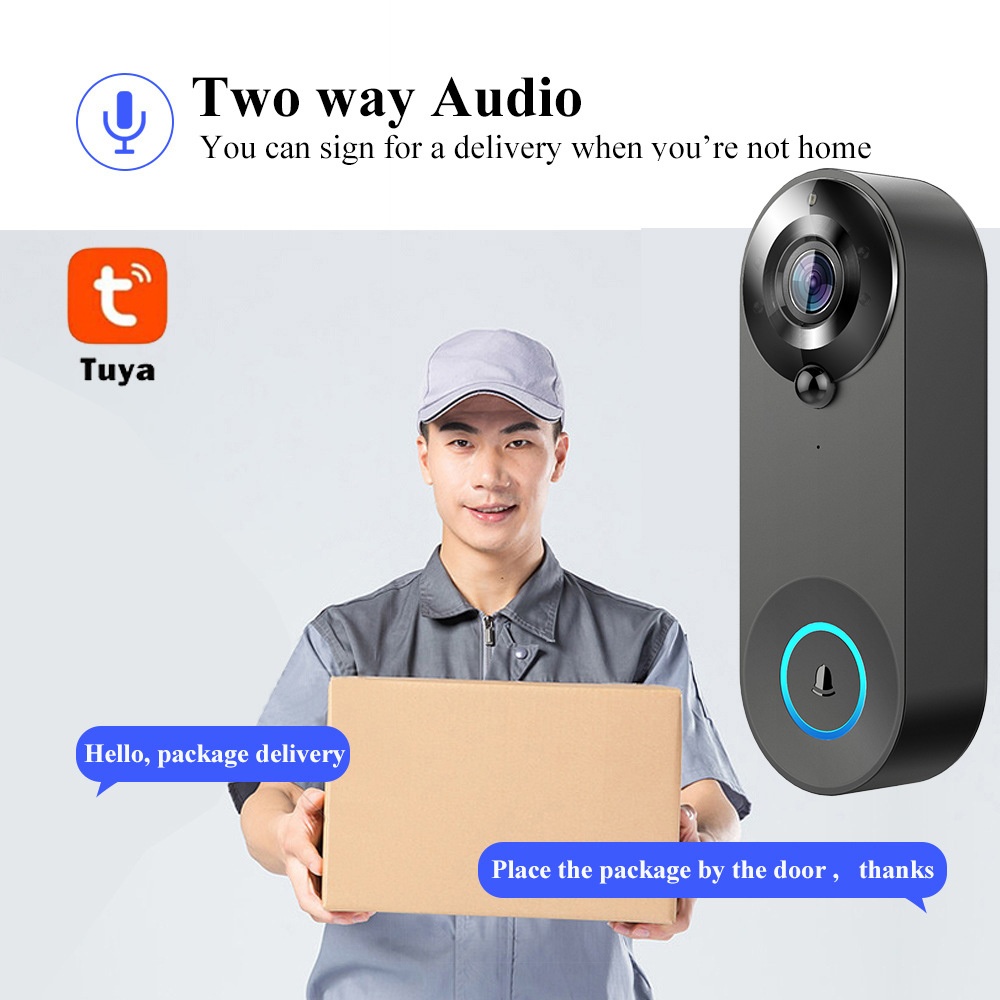 Tuya 1080P اللاسلكية جرس باب و - مراجعة Smart Home Cctv وسعره
