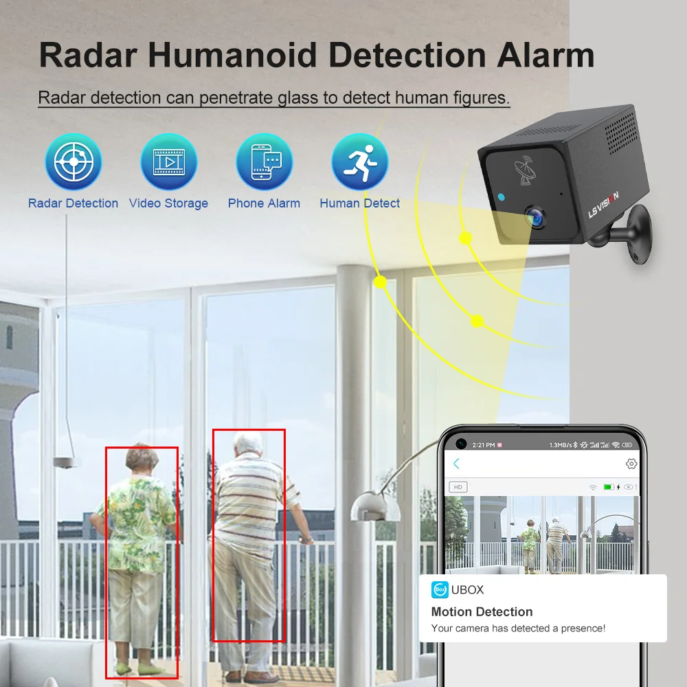 LS VISION 4MP 4G كاميرا صغيرة  - مراجعة Smart Home Battery Camera Ezviz وسعره