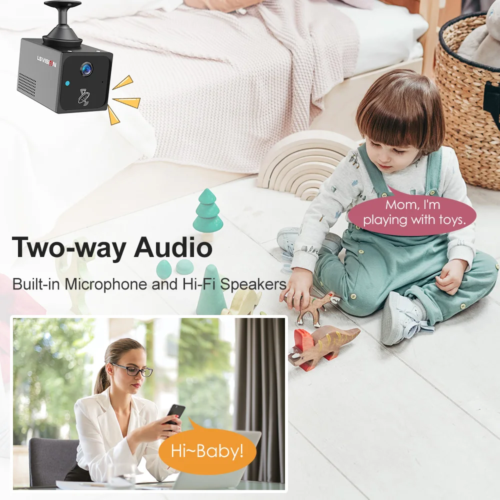 LS VISION 4MP 4G كاميرا صغيرة  - مراجعة Smart Home Battery Camera Ezviz وسعره