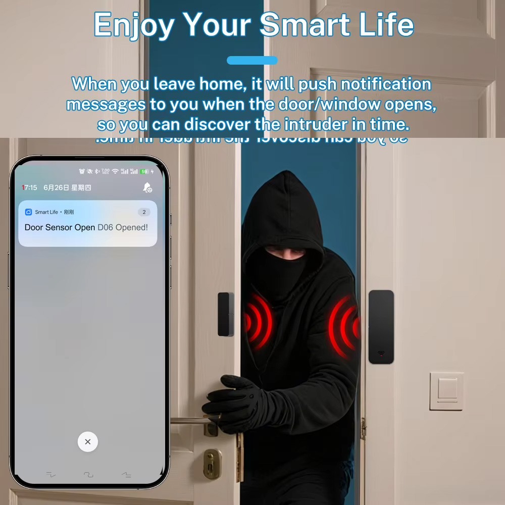 مستشعر أبواب ونوافذ Tuya Zigbe - مراجعة Smart Home Yandex وسعره