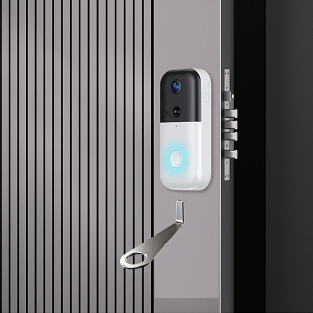 مفتاح فضي لجرس الباب بالفيديو  - مراجعة Smart Home Cctv وسعره