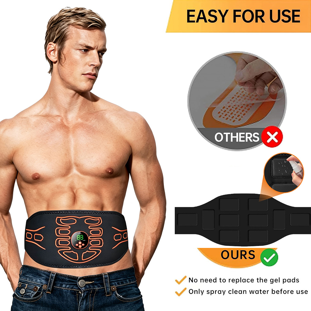 حزام تحفيز العضلات الذكي ABS ل - مراجعة Smart Home Gym وسعره
