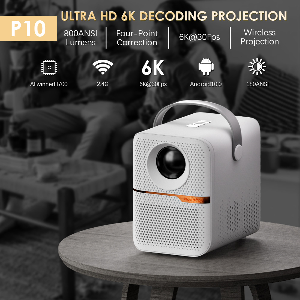 جهاز عرض ذكي صغير P10 بقوة 300 - مراجعة Smart Home X10 وسعره