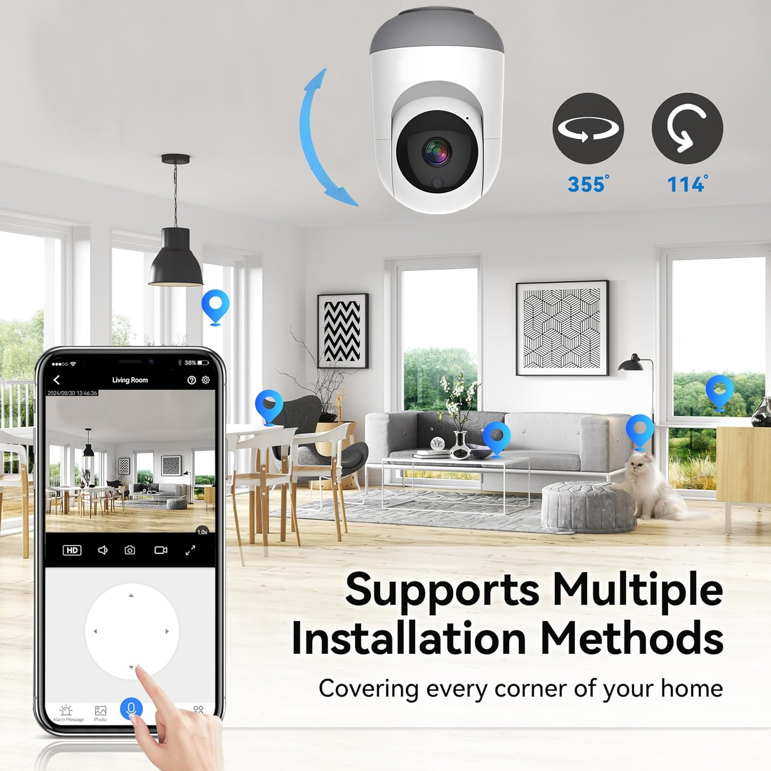 كاميرا واي فاي تويا بدقة 4 ميج - مراجعة Smart Home Battery Camera Ezviz وسعره