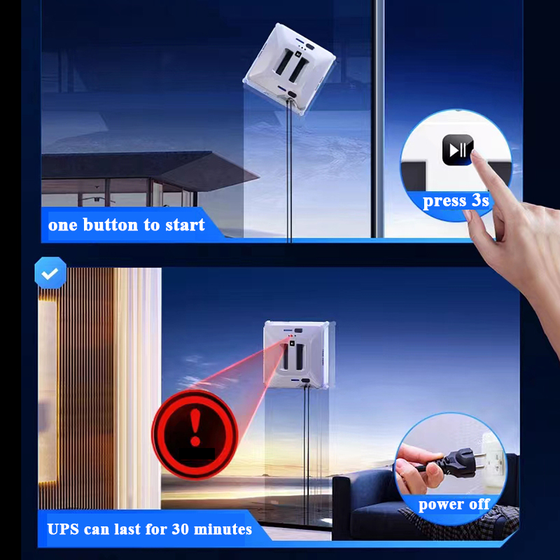 روبوت منظف النوافذ مع البخاخ ، - مراجعة Smart Home Gadgets وسعره