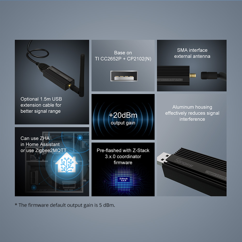 بوابة SONOFF Zigbee 3.0 ZBDong - مراجعة Smart Home Registration وسعره
