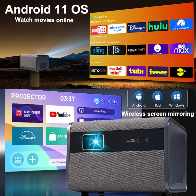 جهاز عرض LED هواويشي-J10، بدقة - مراجعة Smart Home X10 وسعره