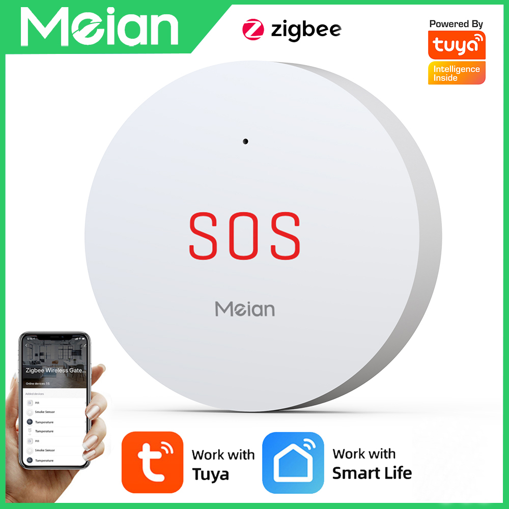 زيجبي تويا SOS زر الطوارئ نظام - مراجعة Smart Home Registration وسعره