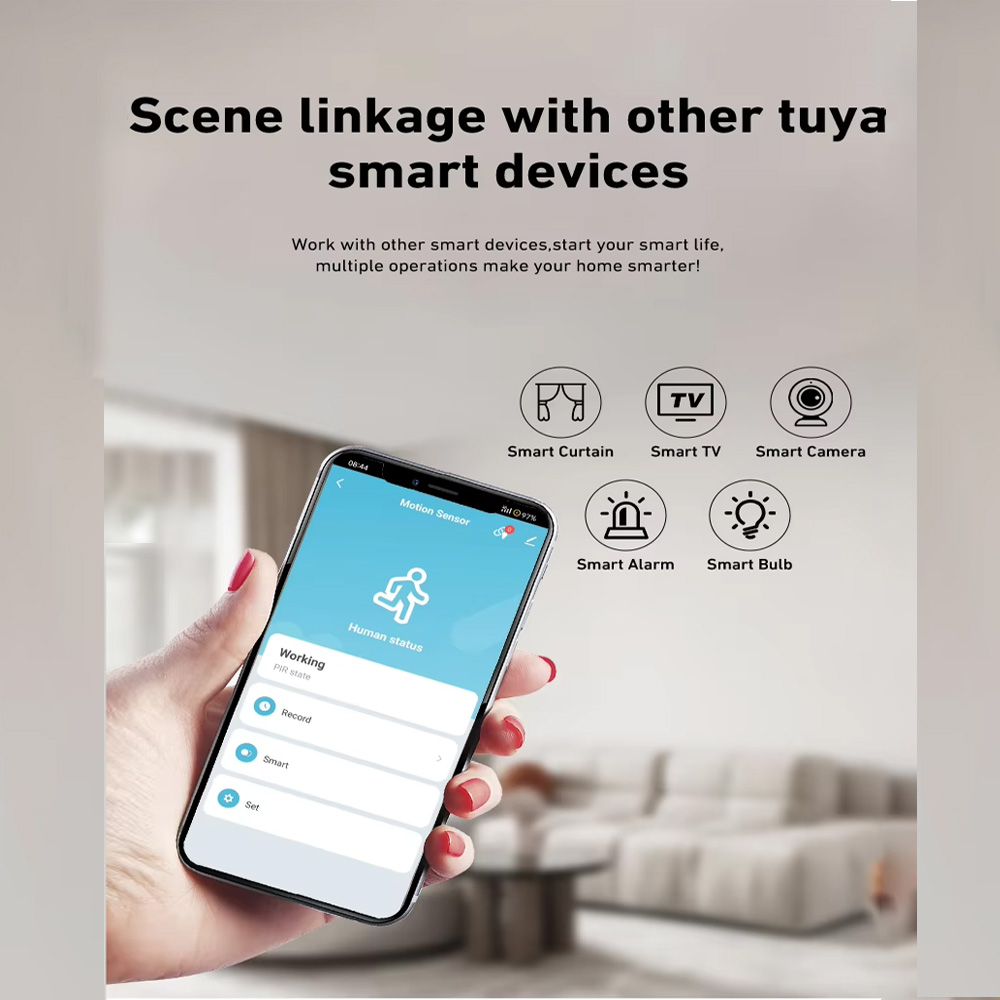 مستشعر حركة ذكي بتقنية PIR وWi - مراجعة Smart Home Gadgets وسعره