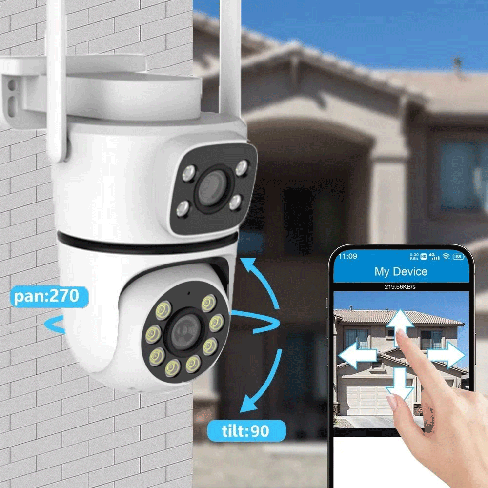 10MP Tuya 5G واي فاي كاميرا مت - مراجعة Smart Home Battery Camera Ezviz وسعره