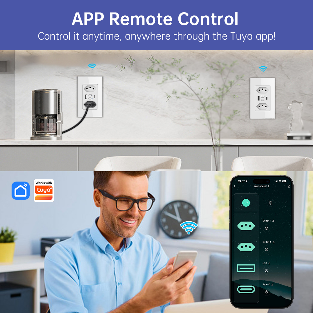 مقبس كهربائي ذكي برازيلي من MA - مراجعة Smart Home Gadgets وسعره