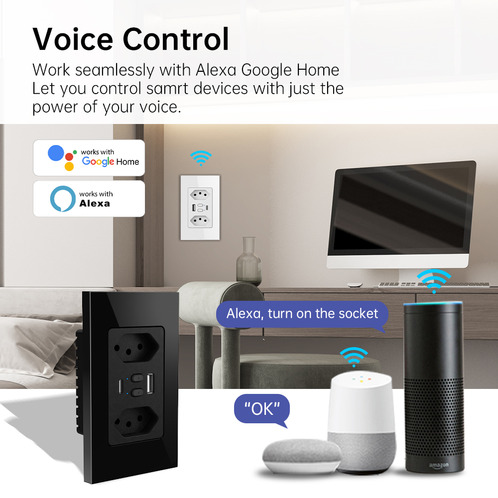 مقبس كهربائي ذكي برازيلي من MA - مراجعة Smart Home Gadgets وسعره