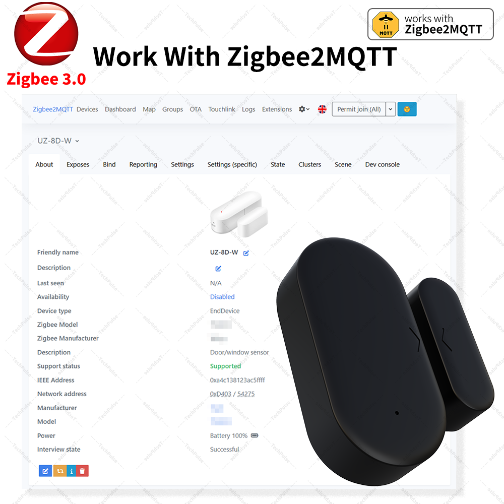 مستشعر أبواب ونوافذ Zigbee 3.0 - مراجعة Smart Home Yandex وسعره