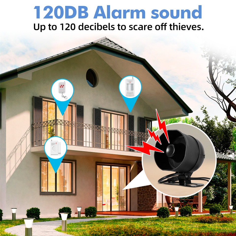KERUI 120db Tuya الذكية واي فا - مراجعة Smart Home Speaker وسعره