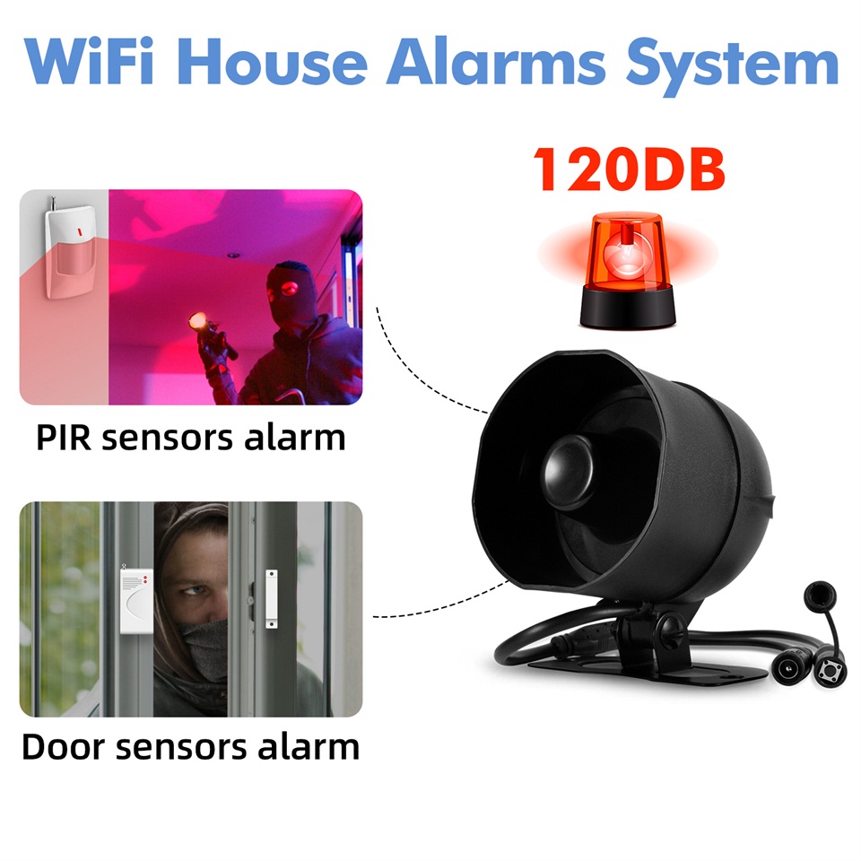 KERUI 120db Tuya الذكية واي فا - مراجعة Smart Home Speaker وسعره