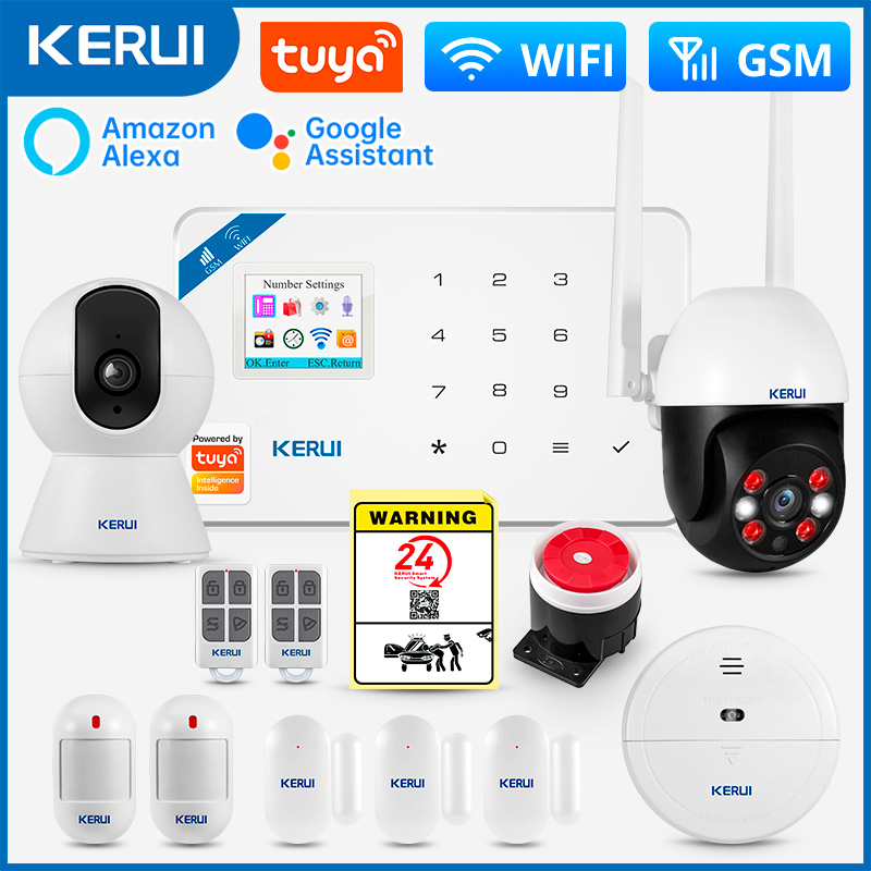 KERUI W181 نظام إنذار الأمن ال - مراجعة Smart Home Cctv وسعره