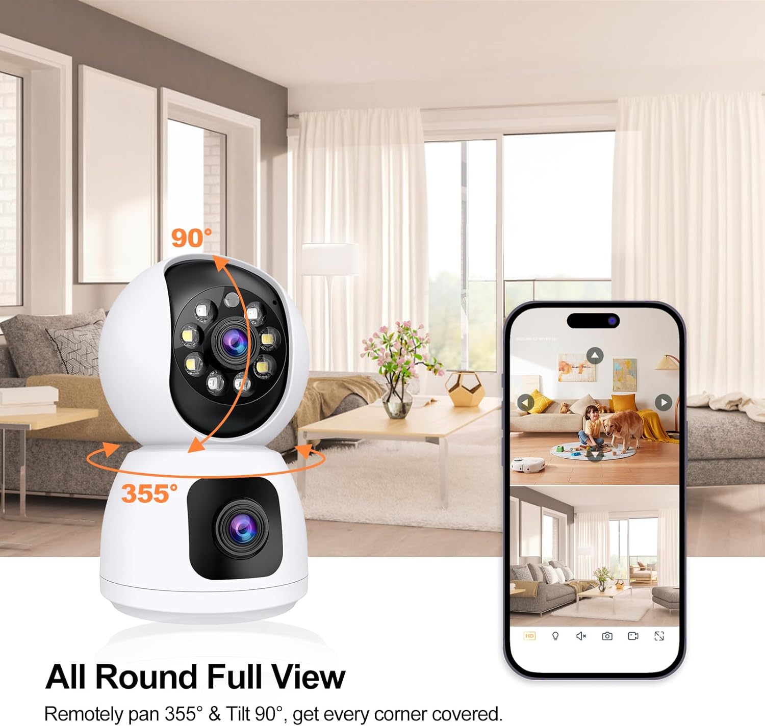كاميرا أمان ANSVICAM Tuya ذكية - مراجعة Smart Home Battery Camera Ezviz وسعره