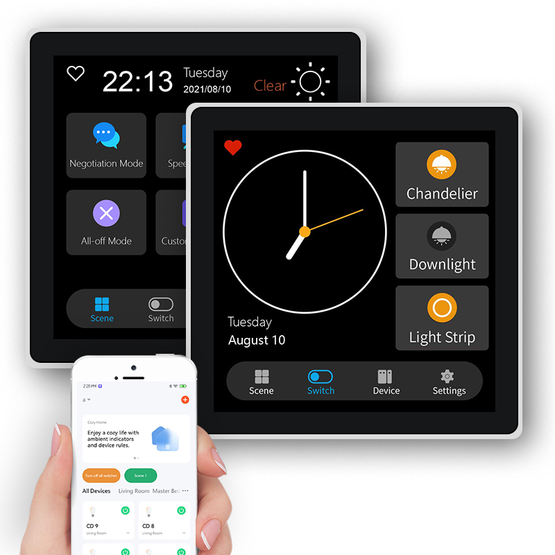 FUERS 4 بوصة تعمل باللمس متعدد - مراجعة Smart Home Gadgets وسعره