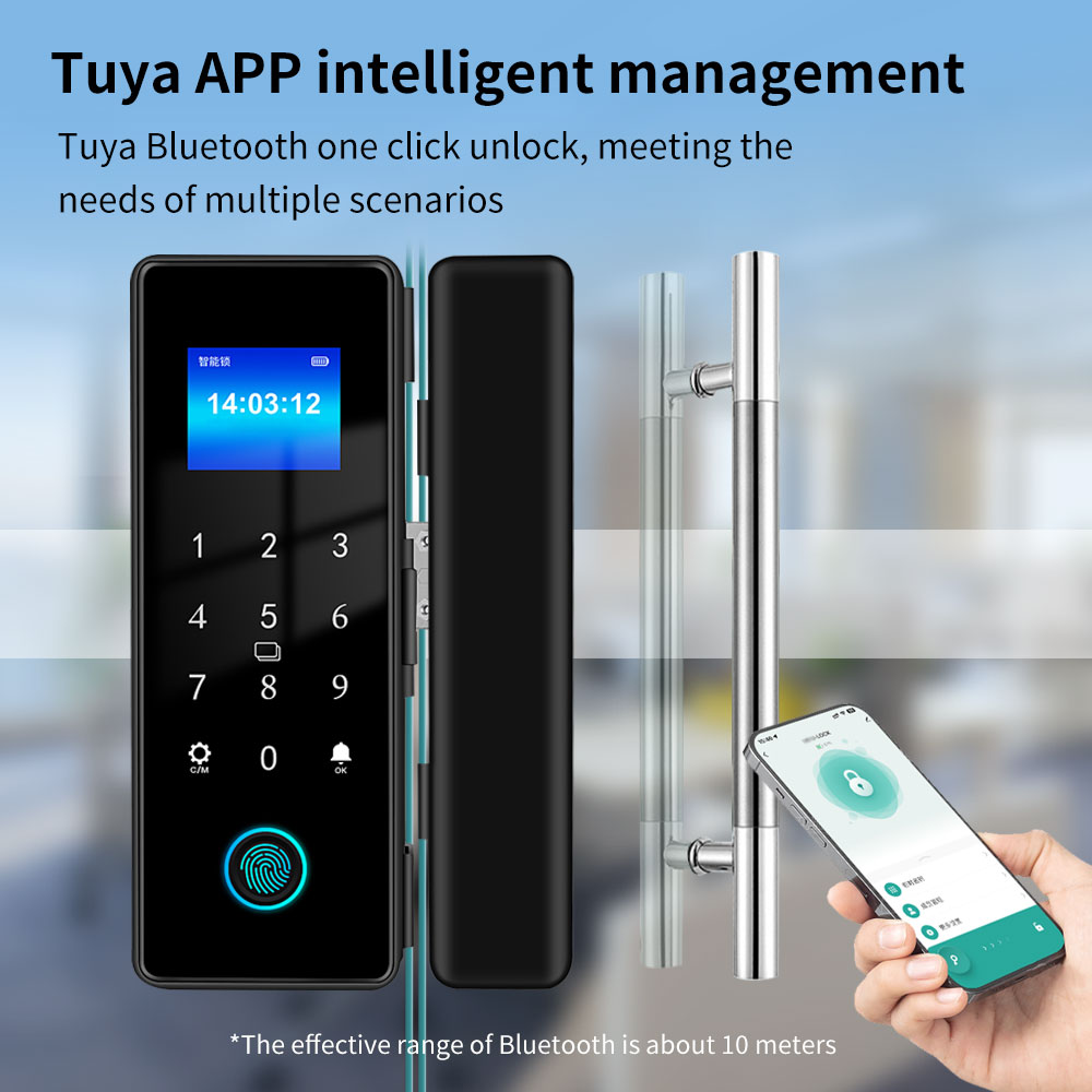 قفل باب زجاجي إلكتروني ببصمة ا - مراجعة Smart Home Ezviz وسعره