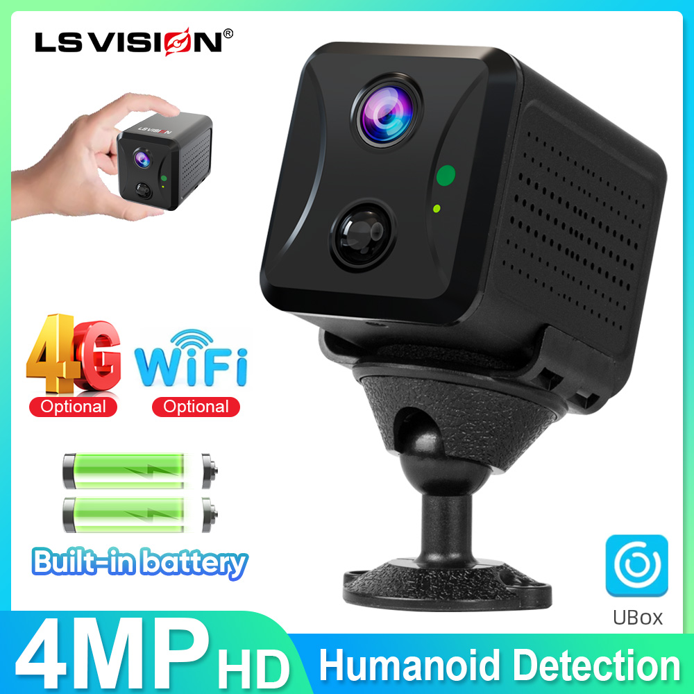 LS VISION كاميرا صغيرة 4g Sim  - مراجعة Smart Home Battery Camera Ezviz وسعره