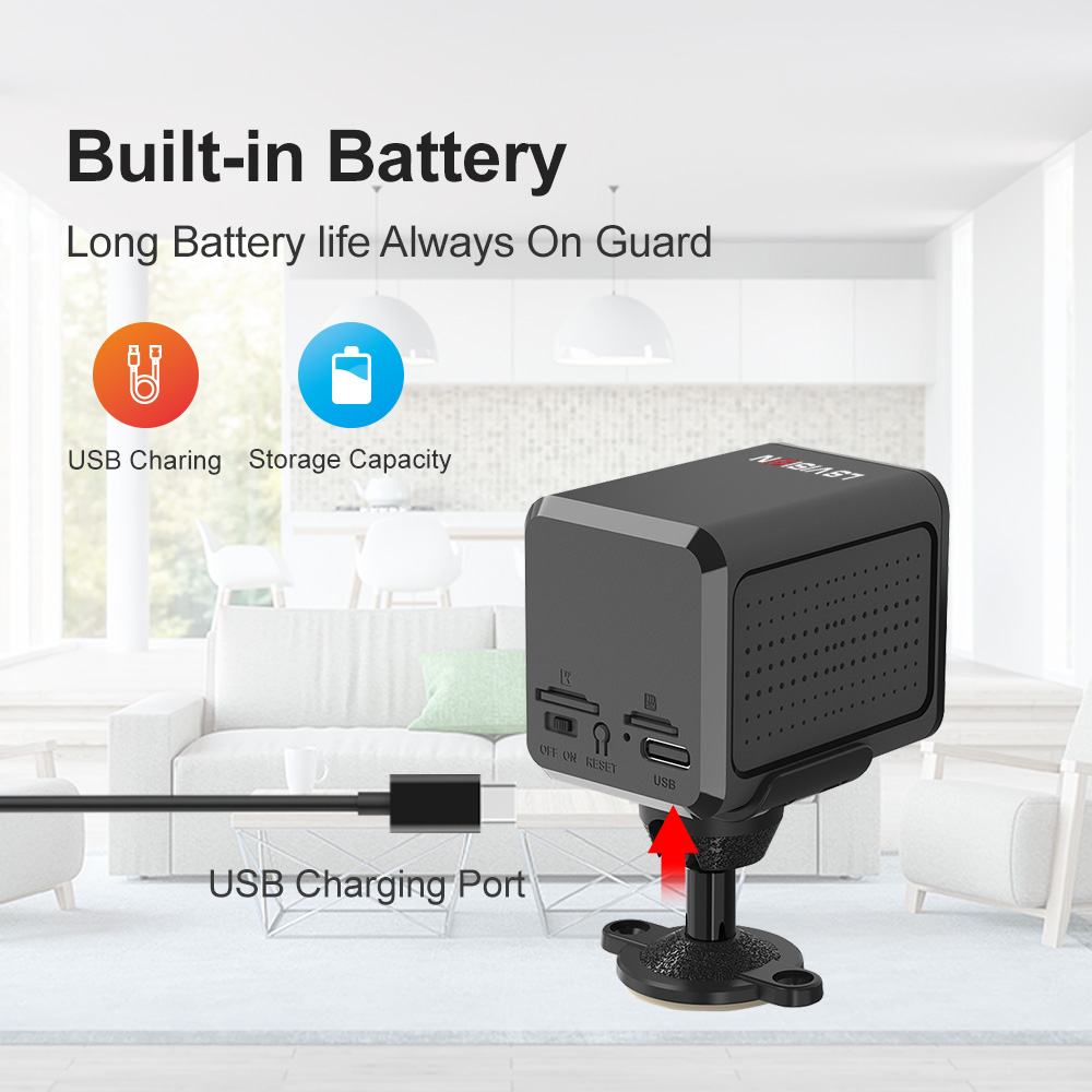 LS VISION كاميرا صغيرة 4g Sim  - مراجعة Smart Home Battery Camera Ezviz وسعره